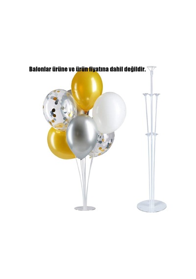 Balon Standı. 7 Çubuklu - 70 CM Balon Hariç