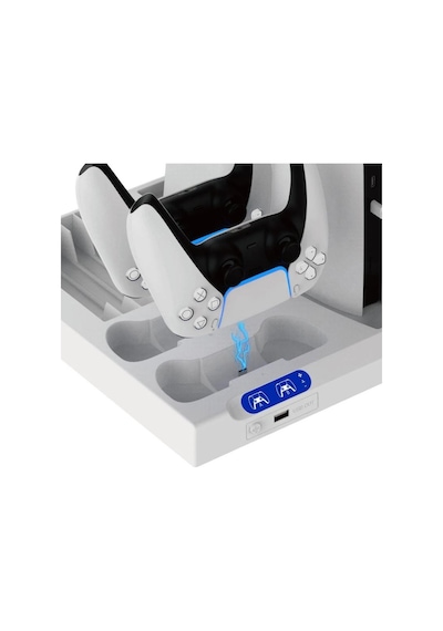 Ps5 Slım / Fat Soğutucu Özellikli Vr Standlı Şarj Dikey Standı Pg-p5s028