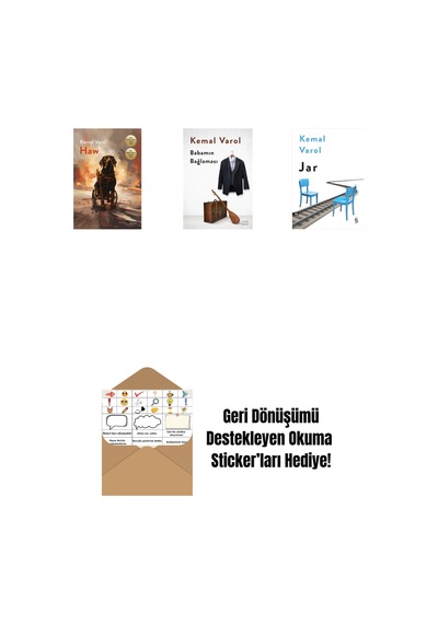 Haw + Babamın Bağlaması Ciltli + Jar + Okuma Sticker'ları