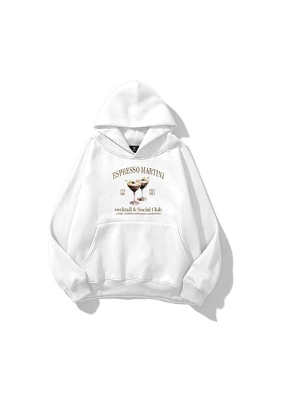 Startmore Unisex Espresso Martini Sweatshirt Beyaz Beyaz