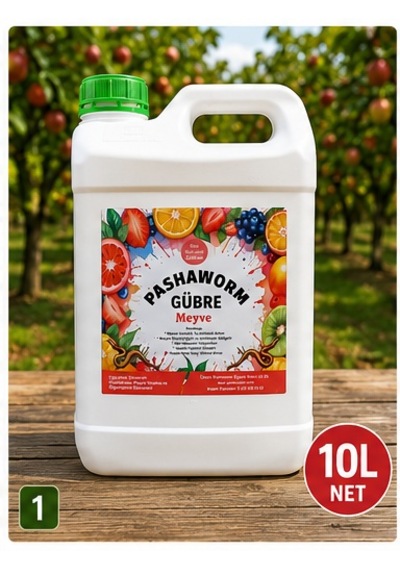 Pashaworm Meyve Konsantre Sıvı Gübre 10 L Meyve Ağaçları İçin