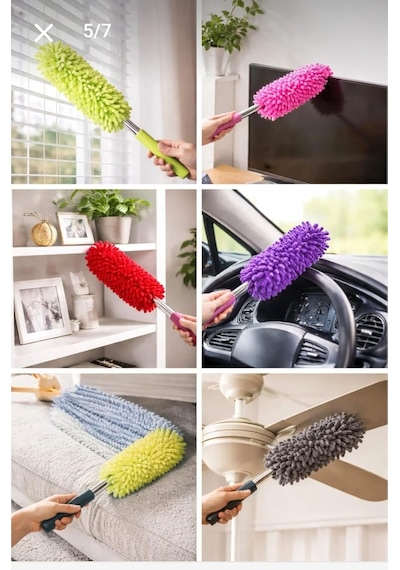 Tineke Teleskobik Mikrofiber Araç Içi Ve Temizlik Fırçası Diğer