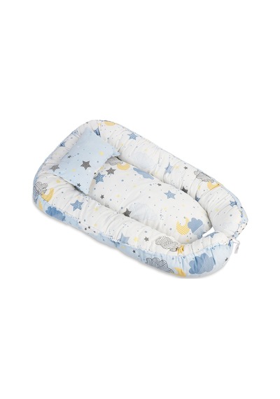 Kujju Büyük Baby Nest - Mavi 50x70 Cm