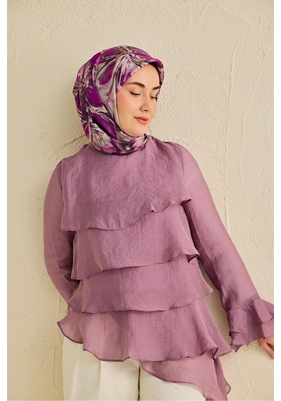 Silk Home Twill İpek Eşarp 11501-16 Gümüş