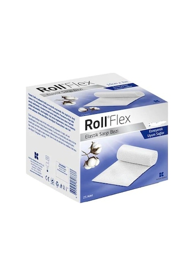 Roll Flex Pamuklu Hidrofil Sargı Bezi 10cm X 50m