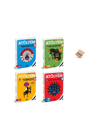 Arı 5. Sınıf Maarif Matematik Fen Türkçe Ve Sosyal Atölyem 4lü Set + Telefon Standı