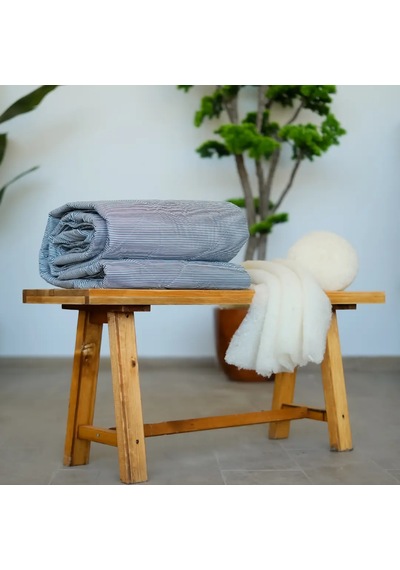 Özyurtlar Home %100 Merinos Kuzu Yün Pike Battal Boy 220x240 Gri