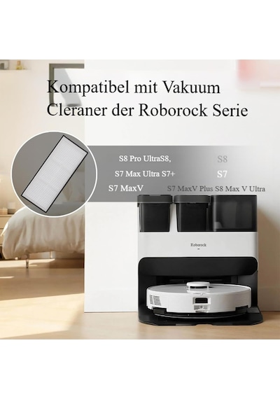 Filtre Aksesuarı, Roborock S8/s8+/s8 Pro Ultra/s7/s7 Maxv/s7 Maxv Ultra/s7 Max Ultra/s7 Pro Ult Tek Renk