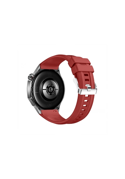 Huawei Watch Gt5 Pro 46mm İle Tam Uyumlu Kordon Metal Tokalı Yumuşak Silikon Kordon Kayış