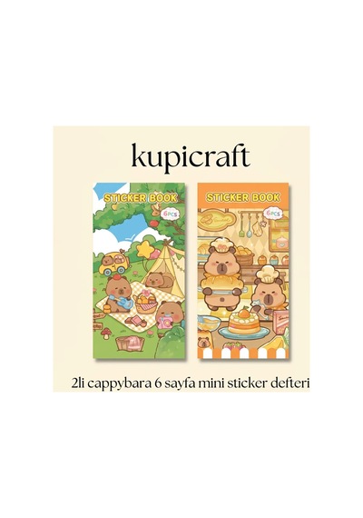 6 Sayfa Sticker Defteri 2 Adet Kapak Renkleri Farklı İçerik Aynıdır Capybara Ajanda Scrapbook Journal Etiket - 930820966 Diğer 6 Sayfa Sticker Defteri 2 Adet Kapak Renkleri Farklı İçerik Aynıdır Capybara Ajanda Scrapbook Journal Etiket - 930820966 Diğer