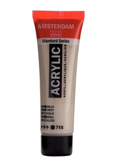 Amsterdam Sıcak Gri 120 ml Akrilik Boya 718 P-111922