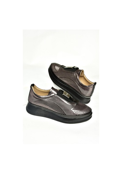 Fox Shoes U555130603 Platin Hakiki Deri Kadın Ayakkabı Platin-hakiki Deri Platin