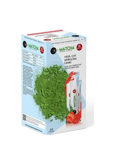 Matcha Çayı Çilek Aromalı