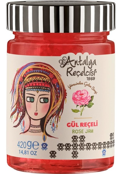Antalya Reçelcisi Gül Reçeli 420g Yörük Seri