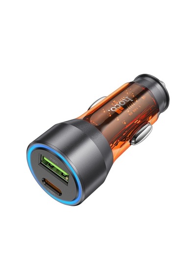 Hoco Nz12a Action Pd43w Usb + Type-c Hızlı Şarj Araç Çakmaklı Şarj Aleti- 5775