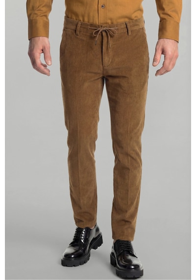 Bisse Tarcın Kadife Pamuklu Likralı Esnek Rahat Jogger Erkek Pantolon Pns24k24009 D76 Tarçın