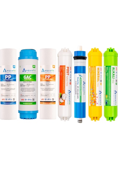 Aquafit Açık Kasa Su Arıtma Cihazı Filtre Seti 7'li
