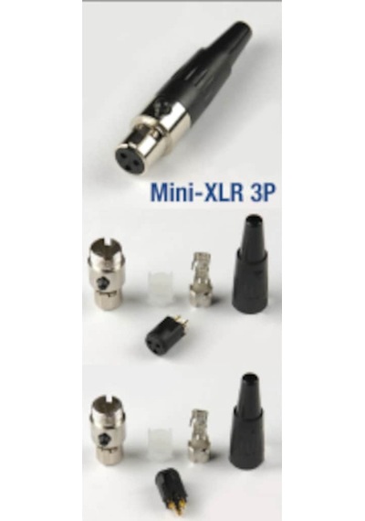 Xlr Konnektör - Mini - 3 Pin - Dişi