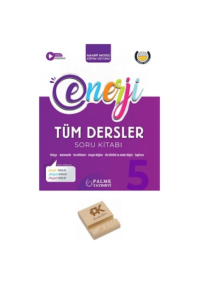 Palme 5. Sınıf Enerji Maarif Tüm Dersler Matematik Fen Türkçe Sosyal Din İngilizce Soru Bankası