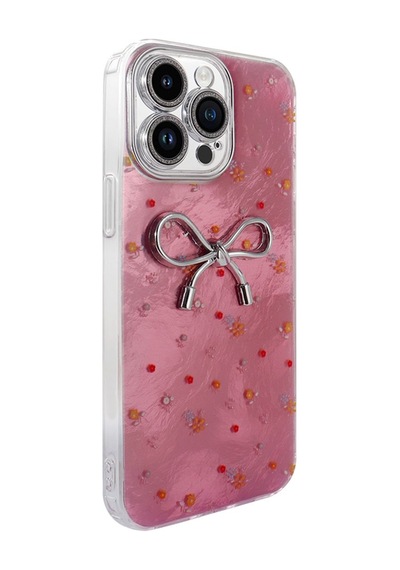 Apple iPhone Uyumlu 14 Pro Max Kılıf Kamera Korumalı Figürlü Zore Ponti Silikon Kapak - Lila