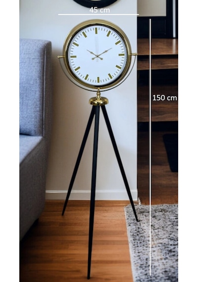 Gold Balance Tripod Ayaklı Saat Çok Renkli
