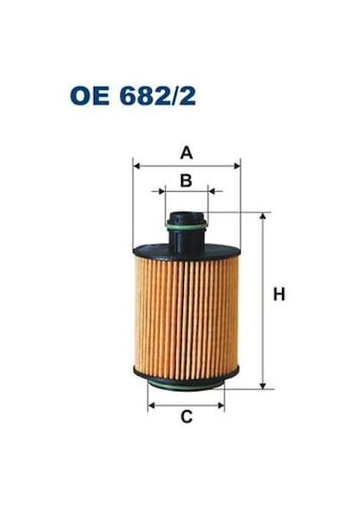 Fıltron Oe682.2 Yağ Filtresi Euro5 Doblo 10 Astra J 09 Corsa D-lınea-punto-bravo-alfa 159 09 1.3-1.6jtd-1.9d 860134-71751128-71751114-71770689