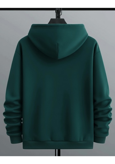 Uyguntarz Unisex Paris Baskılı Oversize Sweatshirt Yeşil