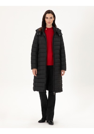 Pierre Cardin Kadın Siyah Kaban 50297299-vr046 Siyah