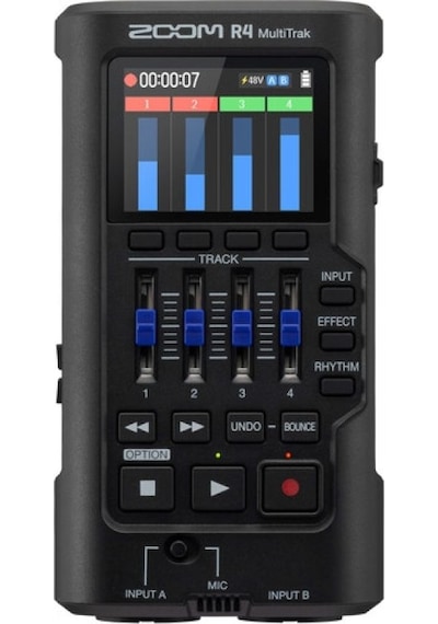 Zoom R4 Multitrak Sd Kayıt Cihazı Ve Usb Ses Kartı Siyah