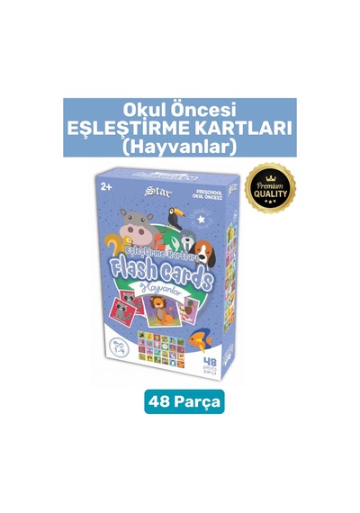 Preschool Eğitici Öğretici Hafıza Zeka Geliştirici Okul Öncesi Eğlenceli Eşleştirme Oyunu-hayvanlar