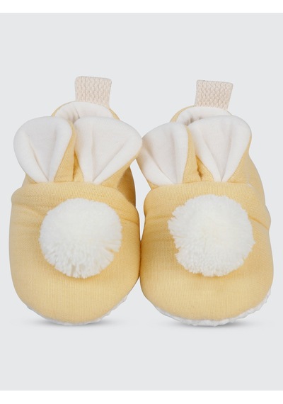 Civil Baby Kız Bebek Patik 17-19 Numara Sarı Sarı