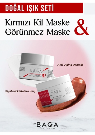 Kırmızı Kil Maskesi & Görünmez Maske