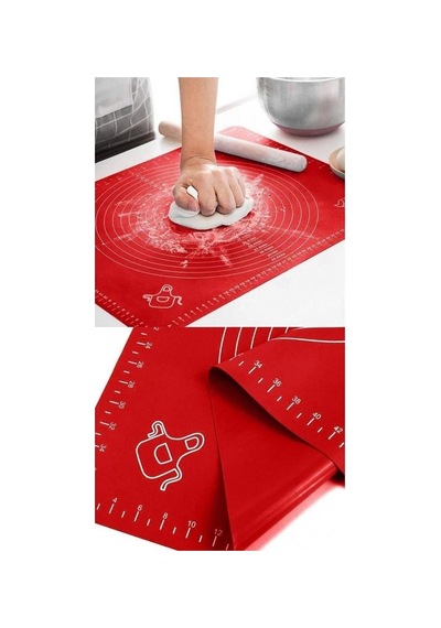 2 Li Set Hamur Matı Ve Hamur Kesme Aparatı Karışık