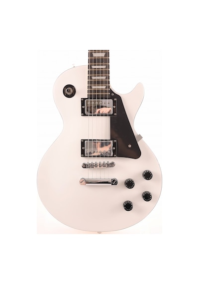 Angel Aelg200-wh Beyaz Elektro Gitar Les Paul Tipi Kasa Set-nec