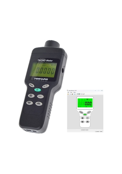 Tenmars Tm-4100dn Temassız Devir Ölçer Datalogger Özellikli