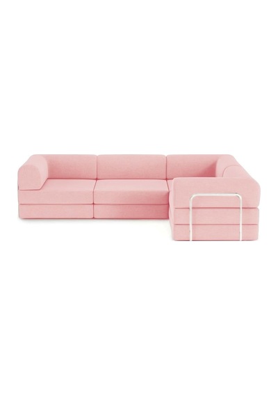 Modüler Legom L Koltuk Pembe