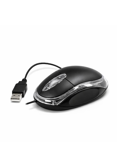 10 Adet - Koodmax Usb Optik Mouse Maus - Işıklı - Km-6809 10 Adet