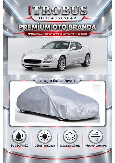 Maserati Cambiocorsa Coupé Gt-coupé 2002 Ve Sonrası Uyumlu Premium Araba Brandası Oto Branda Sd3 Beden