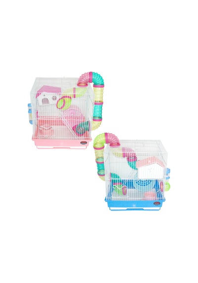 Dayang Hamster Kafesi Borulu 35x28x37