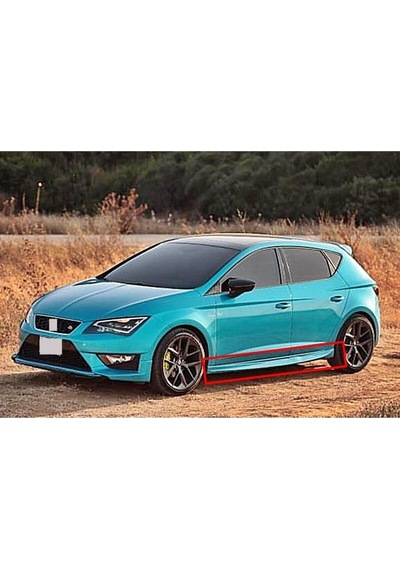 Seat Leon 3 V 3.5 Aero Uyumlu Marşpiyel Sağ Sol Takım Fiberglass Boyasız