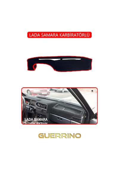 Lada Samara Karbiratörlütorpido Koruma Halısı Kırmızı Kenar