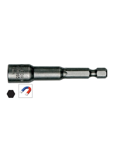 Ceta Form Bt/1265 12 Mm Manyetik Lokma Uç (somun Tutucu) - 65 Mm
