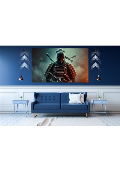 Ti-play Son 60x90cm Modern Samuray Pvc Çerçevesiz Tablo