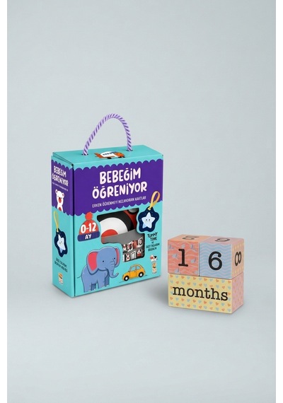 Baby Tales Blossom Anı Örtüsü & İlk Kartlarım Seti Bebek Hediyelik Seti