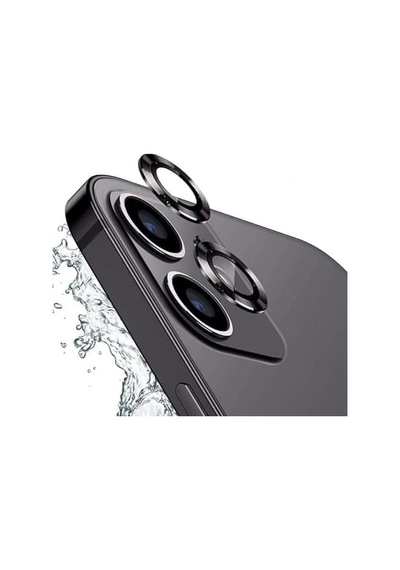 İphone 11/11 Pro /11 Pro Max Kamera Metal Lens Koruyucu Siyah Diğer