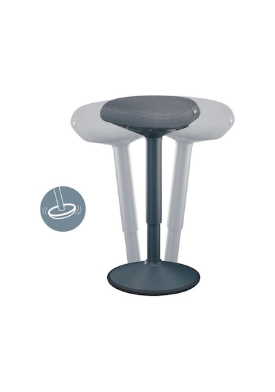 Leitz Ergo Active A Konforlu Oturaklı Sit Standing Tabure - Kod:65450089 Gri