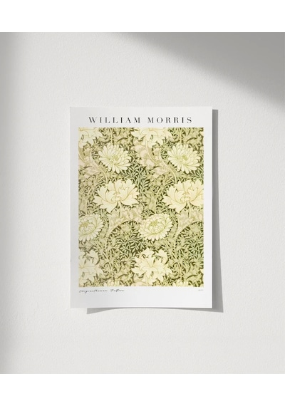 Çerçevesiz Poster William Morris Kasımpatı Deseni