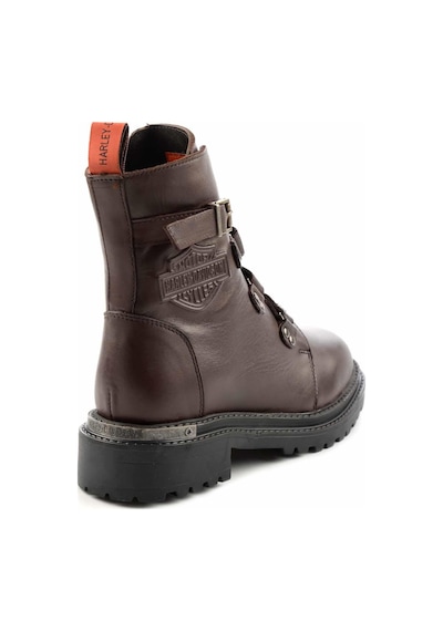 Harley Davidson Dark Brown Hakiki Deri Kadın Bot & Bootie Hd0777003003 Dark Brown