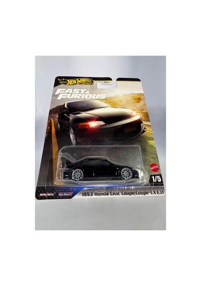 Premium Fast & Furious 1993 Honda Civic Coupe / Coupe Ex Ej1 1/64 Model Araba