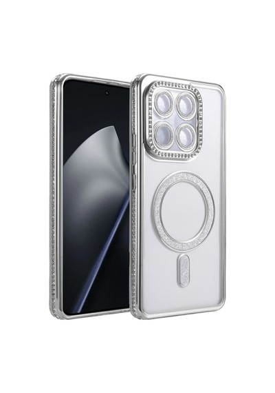 Zenviya21 Newface Xiaomi Mi 17t Joke Simli Magneticsafe Kılıf - Gümüş Zenya785 renkli